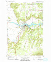 Bonners Ferry Idaho Historical topographic map, 1:24000 scale, 7.5 X 7.5 Minute, Year 1965