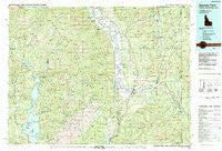 Bonners Ferry Idaho Historical topographic map, 1:100000 scale, 30 X 60 Minute, Year 1983