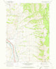 Bonneville Peak Idaho Historical topographic map, 1:24000 scale, 7.5 X 7.5 Minute, Year 1968
