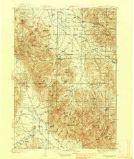 Borah Peak Idaho Historical topographic map, 1:125000 scale, 30 X 30 Minute, Year 1938