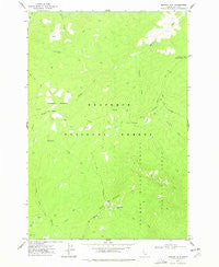 Boston Mtn Idaho Historical topographic map, 1:24000 scale, 7.5 X 7.5 Minute, Year 1977