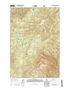 Boston Mountain Idaho Current topographic map, 1:24000 scale, 7.5 X 7.5 Minute, Year 2013