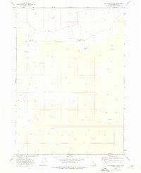 Bottleneck Lake Idaho Historical topographic map, 1:24000 scale, 7.5 X 7.5 Minute, Year 1972