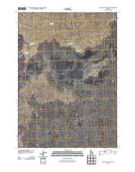 Bottleneck Lake Idaho Historical topographic map, 1:24000 scale, 7.5 X 7.5 Minute, Year 2010