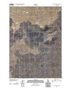 Bottleneck Lake Idaho Historical topographic map, 1:24000 scale, 7.5 X 7.5 Minute, Year 2010
