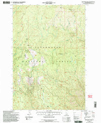 Boundary Peak Idaho Historical topographic map, 1:24000 scale, 7.5 X 7.5 Minute, Year 1994