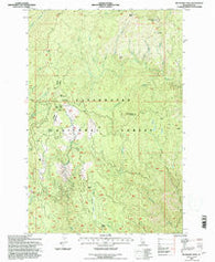 Boundary Peak Idaho Historical topographic map, 1:24000 scale, 7.5 X 7.5 Minute, Year 1994