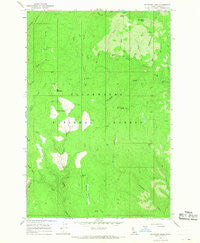 Boundary Peak Idaho Historical topographic map, 1:24000 scale, 7.5 X 7.5 Minute, Year 1966
