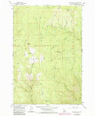 Boundary Peak Idaho Historical topographic map, 1:24000 scale, 7.5 X 7.5 Minute, Year 1966