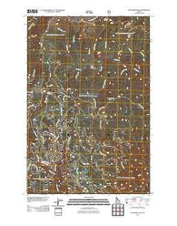 Boundary Peak Idaho Historical topographic map, 1:24000 scale, 7.5 X 7.5 Minute, Year 2011