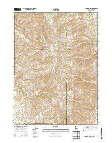 Boundary Ridge Idaho Current topographic map, 1:24000 scale, 7.5 X 7.5 Minute, Year 2013