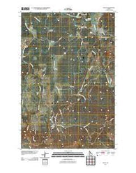 Bovill Idaho Historical topographic map, 1:24000 scale, 7.5 X 7.5 Minute, Year 2011