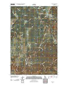 Bovill Idaho Historical topographic map, 1:24000 scale, 7.5 X 7.5 Minute, Year 2011
