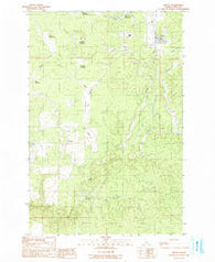 Bovill Idaho Historical topographic map, 1:24000 scale, 7.5 X 7.5 Minute, Year 1990
