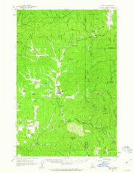 Bovill Idaho Historical topographic map, 1:62500 scale, 15 X 15 Minute, Year 1961