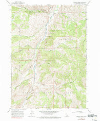 Bowery Creek Idaho Historical topographic map, 1:24000 scale, 7.5 X 7.5 Minute, Year 1963