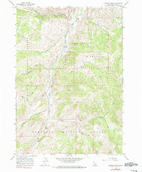 Bowery Creek Idaho Historical topographic map, 1:24000 scale, 7.5 X 7.5 Minute, Year 1963