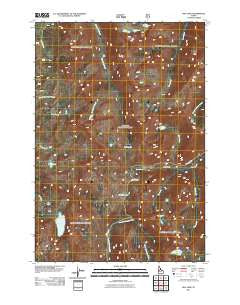 Box Lake Idaho Historical topographic map, 1:24000 scale, 7.5 X 7.5 Minute, Year 2011