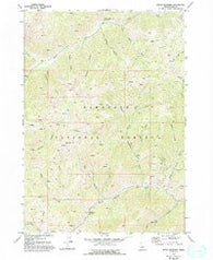 Boyle Mountain Idaho Historical topographic map, 1:24000 scale, 7.5 X 7.5 Minute, Year 1970