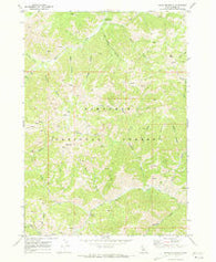 Boyle Mountain Idaho Historical topographic map, 1:24000 scale, 7.5 X 7.5 Minute, Year 1970