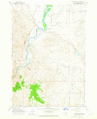 Bradbury Flat Idaho Historical topographic map, 1:24000 scale, 7.5 X 7.5 Minute, Year 1963