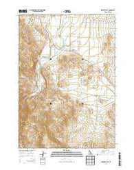 Bradbury Flat Idaho Current topographic map, 1:24000 scale, 7.5 X 7.5 Minute, Year 2013