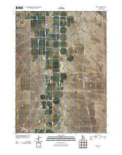 Bridge Idaho Historical topographic map, 1:24000 scale, 7.5 X 7.5 Minute, Year 2010