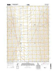 Bridge Idaho Current topographic map, 1:24000 scale, 7.5 X 7.5 Minute, Year 2013