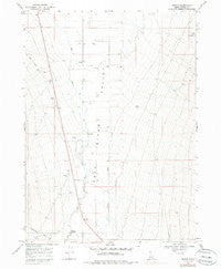 Bridge Idaho Historical topographic map, 1:24000 scale, 7.5 X 7.5 Minute, Year 1968