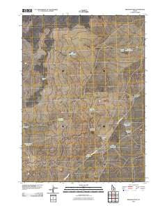 Brigham Point Idaho Historical topographic map, 1:24000 scale, 7.5 X 7.5 Minute, Year 2010