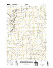 Brigham Point Idaho Current topographic map, 1:24000 scale, 7.5 X 7.5 Minute, Year 2013