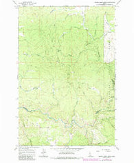 Brown Creek Ridge Idaho Historical topographic map, 1:24000 scale, 7.5 X 7.5 Minute, Year 1966