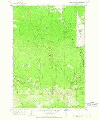 Brown Creek Ridge Idaho Historical topographic map, 1:24000 scale, 7.5 X 7.5 Minute, Year 1966
