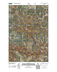 Brown Creek Ridge Idaho Historical topographic map, 1:24000 scale, 7.5 X 7.5 Minute, Year 2011