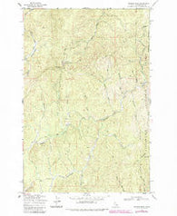 Browns Rock Idaho Historical topographic map, 1:24000 scale, 7.5 X 7.5 Minute, Year 1969