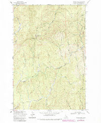 Browns Rock Idaho Historical topographic map, 1:24000 scale, 7.5 X 7.5 Minute, Year 1969