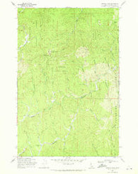 Browns Rock Idaho Historical topographic map, 1:24000 scale, 7.5 X 7.5 Minute, Year 1969
