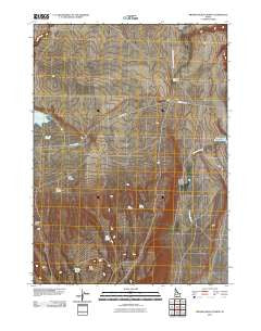 Browns Bench North Idaho Historical topographic map, 1:24000 scale, 7.5 X 7.5 Minute, Year 2010