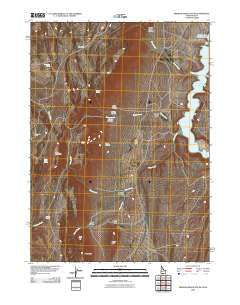 Browns Bench South Idaho Historical topographic map, 1:24000 scale, 7.5 X 7.5 Minute, Year 2010