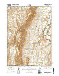 Browns Bench South Idaho Current topographic map, 1:24000 scale, 7.5 X 7.5 Minute, Year 2013