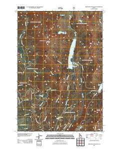 Brundage Mountain Idaho Historical topographic map, 1:24000 scale, 7.5 X 7.5 Minute, Year 2011