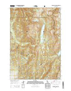 Brundage Mountain Idaho Current topographic map, 1:24000 scale, 7.5 X 7.5 Minute, Year 2013