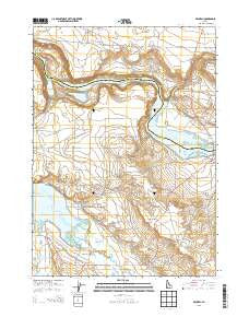 Bruneau Idaho Current topographic map, 1:24000 scale, 7.5 X 7.5 Minute, Year 2013