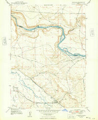 Bruneau Idaho Historical topographic map, 1:24000 scale, 7.5 X 7.5 Minute, Year 1948