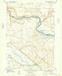 Bruneau Idaho Historical topographic map, 1:24000 scale, 7.5 X 7.5 Minute, Year 1948