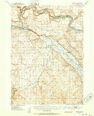 Bruneau Idaho Historical topographic map, 1:62500 scale, 15 X 15 Minute, Year 1947