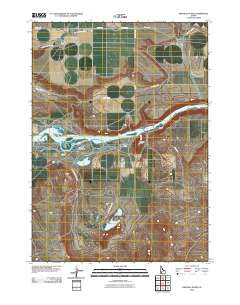 Bruneau Dunes Idaho Historical topographic map, 1:24000 scale, 7.5 X 7.5 Minute, Year 2010