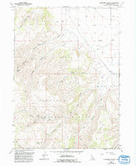 Buckhorn Canyon Idaho Historical topographic map, 1:24000 scale, 7.5 X 7.5 Minute, Year 1965