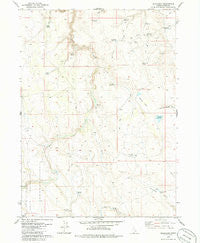 Buckhorn Idaho Historical topographic map, 1:24000 scale, 7.5 X 7.5 Minute, Year 1979