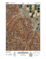 Buckhorn Canyon Idaho Historical topographic map, 1:24000 scale, 7.5 X 7.5 Minute, Year 2011
